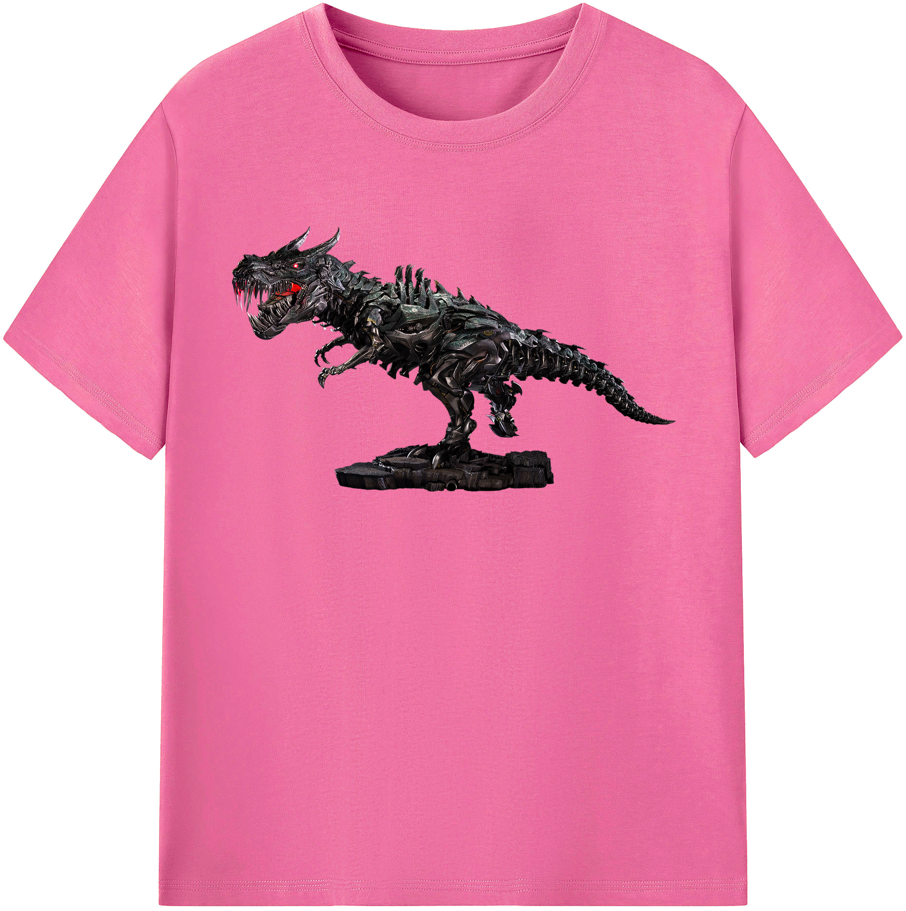 （画像用）  レディースカジュアルプリントTシャツ（綿100％）